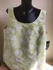 Nippon Boutique Green Dressy Blouse/Top, Size 16,plus size Brand New with Tags
