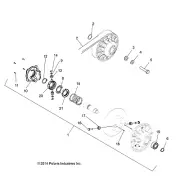 Polaris Spider, Driven, Tied, Damped, Genuine OEM Part 5139593, Qty 1