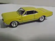 Johnny Lightning Yellow 1967 Oldsmobile Cutlass 1/64 Scale Mint