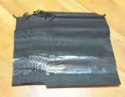 12 Pc Travel Shoe Bags Storage Luggage Black Drawstring Bag Suitcase Case Pack