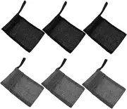 BELLIFFY 6pcs Soap Bag Shampoo Bar Pouch Soap Pouch Soap Scrubber Pouch Soap Net Soap Sleeves for Soap Bars Soap Bar Storage Soap Bar Pouch Soap Holder Shampoo Bar Bag Nylon