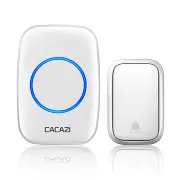 FA58 Wireless Waterproof Self-powered Doorbell No Battery Required 1 Transmitter 1 Receiver Home Ring Bell