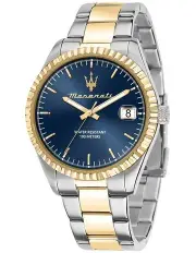 [Maserati] Competizione Two Tone Watch 43mm in Silver