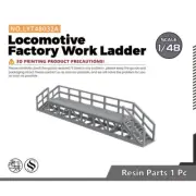 1/48 Locomotive Factory Maintenance Ladder Long Industrial Maintenance Platform