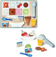 Melissa and Doug - Wooden Ice Cream Magnetic Puzzle Play