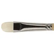 New York Central Oil Brushes - [Hog Bristle Short Almond Filbert - Size 8]
