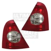 Renault Clio Campus Hatchback 2005-2009 Rear Lights Lamps 1 Pair Left & Right