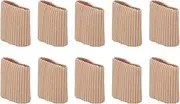 10pcs Soft Silicone Toe Cushion Tube Corn Pad Protector Blisters Calluses Relief for Toe Pain Athletes (11.5x26.5x7.5cm/4.5x10.4x3.0in)