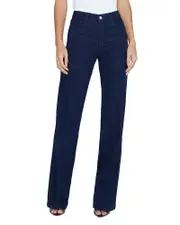 L'Agence Clayton High Rise Wide Leg Jeans in Tustin