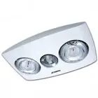 Martec Contour 2 Bathroom Heater with Exhaust Fan & Light White | MBHC2LW