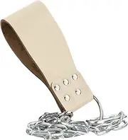Dip Belt with Chain, Weightlifting Pull up Belt with Chain, Strength Training Gym Strap Heavy Duty Comfortable Gear for Squatting, Bodybuilding