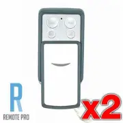 2 x Accent Garage Doors Forza Silver Compatible Gate/Garage Door Remote Control