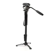 Monopod Sefie Stick w/ 360° Panoramic Ball Head+Mini Tripod Base for DSLR Camera