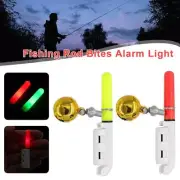 Night Fishing Rod Tip Clip Glow Stick Lamp Bite Alarm Light Fishing Alarm Hot O5
