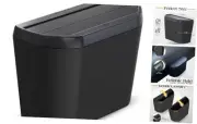 Ultimate Carbin 101 - Mini Car Trash Can with Lid - Car Trash Bin with Soft