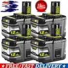 4X 18V 12.0Ah Lithium Genuine Battery For RYOBI ONE PLUS P108 P104 P107 P109 AU