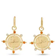 [Rabanne] Sun Date Medal Earrings