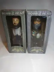 Brand New Duck Commander Bobbleheads Willie & SI Robertson 6"+ Tall