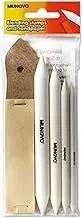 Mungyo Oil Pastel Blending Stumps and Sandpaper Set for Professional Pastel Drawing