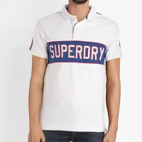 在飛比找Yahoo奇摩購物中心優惠-SUPERDRY 極度乾燥 男 polo衫 白色 2014