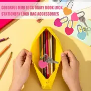 1Set Diary Lock with Key Security Padlock Travel Luggage N6V3 UKSY A1P2