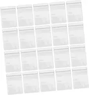 ARTIBETTER 100pcs Resealable PVC Jewelry Storage Bags Self Sealing Pouches for Earrings Rings and Necklaces Durable and Convenient Organizers for Daily Use