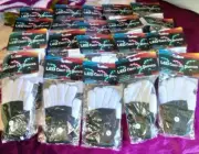 LED Light Up Gloves Finger Flashing Gloves, 3 Colors And 6 Modes 20Pack