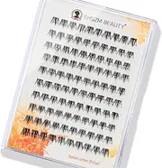 Natural Wispy Eyelash Clusters, 10mm D-Curl Individual Lash Extensions Ultra Soft & Feathery Natural-Looking, Lightweight short lashes & Easy to Apply with Spike Effect from Premium [EHSZM Beauty]