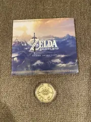 Legend of Zelda Breath of the Wild BOTW Collector’s Edition Soundtrack & Coin