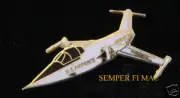F-104 STARFIGHTER HAT LAPEL PIN UP US AIR FORCE PILOT AIRCREW Century Series