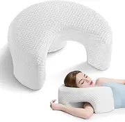 Jaxmoon Side Sleeping Pillow for Side Sleepers, Grey