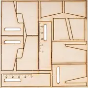 Namvo Model Making Kits: Dead Eyes Fix Hand Wood Ship Model Kit Mooring Tool DIY Auxiliary Tools for Wooden Classical Sailing Ship Models