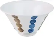 CtoC HASAMI 894636 Ramen Pot, Multi, φ6.9 x 3.5 inches (17.5 x 9 cm), 27.1 fl oz (800 cc), Stylish Bowl (Blue), Tamatususa, Made in Japan, Hasami Ware