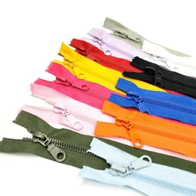 50cm Zipper Plastic Open-Ended Zip Sportwear Bags Sewing