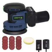 ZEITE 5 Inch 20V 2.0Ah Orbital Sander Cordless, 6 Variable Speed 3,000-11,000...