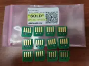 12 Toner Chip for Xerox Versant 2100 3100 4100 Press Refill 6R1630 - 1633 (SOLD)