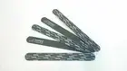 Hawley BLACK BEAUTY BUFFER Wood Centre Emery Boards - 5pk (Regular/Mini Size)