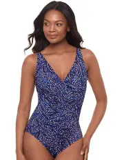 [Miraclesuit Swim] Spotlight Oceanus Soft Cup Shaping Swimsuit in Multi