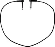 PEDALZOO Flat Patch Cable for Guitar Effects Pedals - Space-Saving and Reliable Pedalboard Connection (24-inch)