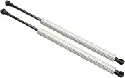 Carbon Fiber 1Pair Auto Tailgate Trunk Boot Gas Struts Spring Lift Supports 515 Mm Compatible With QASHQAI +2 (J10, JJ10) 2007-2012(Silver Carbon Fiber)