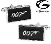 Cufflinks Black Color Fashion Novelty James Bond Safe and Top Quality
