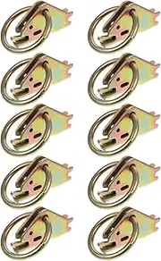 Muzhen Store 10 Pcs E Track Accessories Tie Downs Cargo Trailer E-Track Electronic Stainless Steel Funnel Fixing