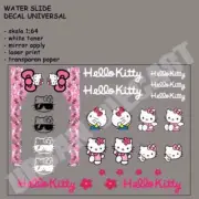 decal hot wheels hello kitty universal 1:64 tomica tarmac