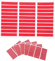 EXQUIMEUBLE 5Sheets Double Sided Nail Display Tape Clear Nail Art Holder for Practice and Storage Durable Adhesive Strips for Fake Nail for Nail Art Salon and Personal Use