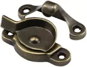 Slide-Co 17701 Window Sash Lock, Spring Cam Action, Antique Brass