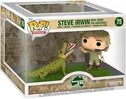 Funko PoP! Crocodile Hunter - Steve Irwin with Agro Moment Vinyl Figure, 9-Inch Length