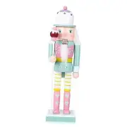 Christmas Nutcrackers Figures Pink Nutcracker Ornament Green Pink Nutcracker