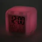 Kids Digital Clock LED 7 Colors Night Glowing Temperature Display LED Clock Hot