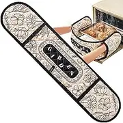 Oven Mitts and Pot Holders,Heat Resistant Double Oven Gloves,Cooking Oven Glove Mitts,Double Oven Mitt Pot Holder, Anti-Scald Gloves Long-Lasting Design for Cooking Enthusiasts