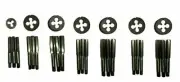BSF Tap & Die Set 3/16" TO 3/4" - 8 SIZES Carbon Steel BRITISH STANDARD FINE SET